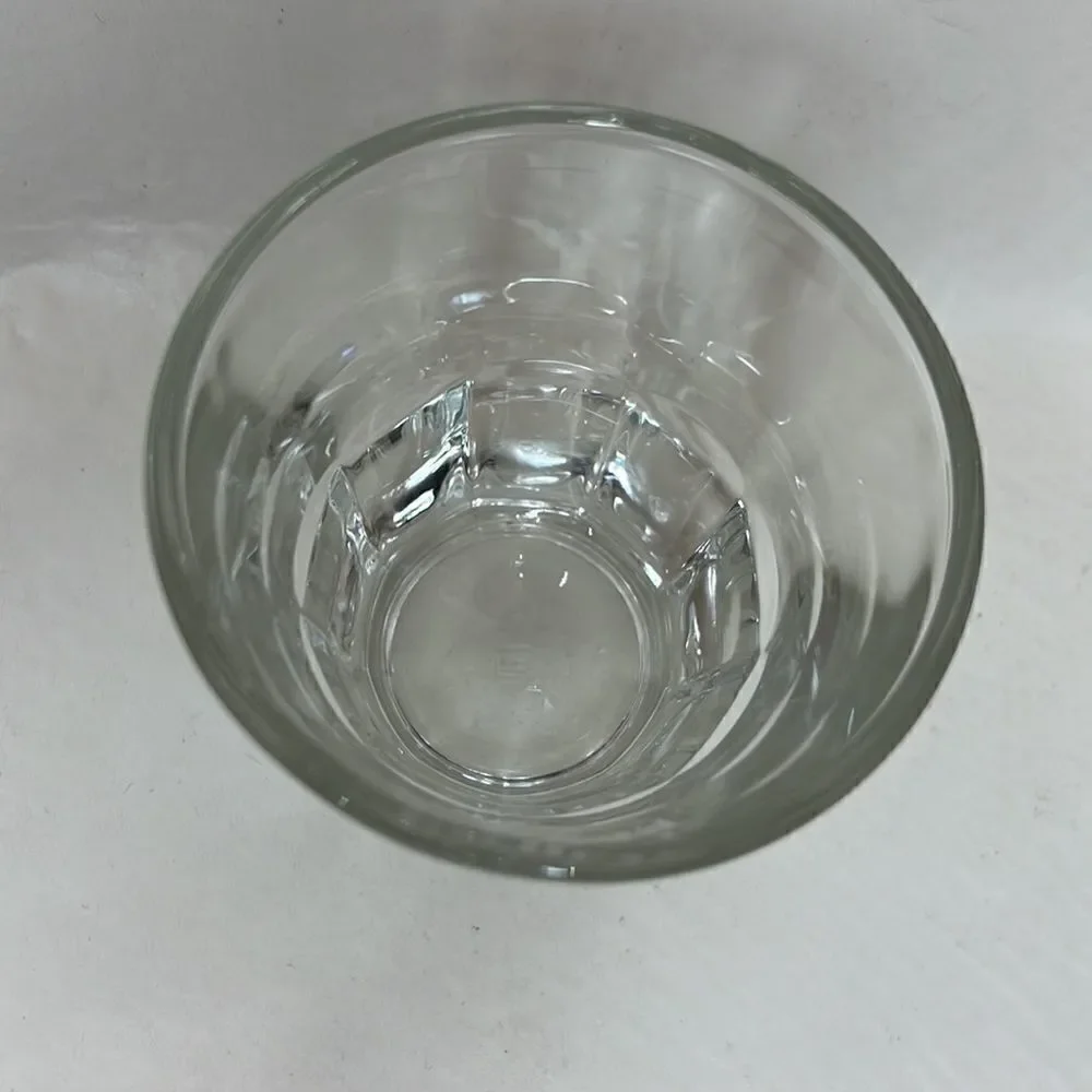 Jim Beam 8 Oz Rocks Glass 3 1/4 Round 3 3/4 Tall Kentucky Bourbon Whiskey